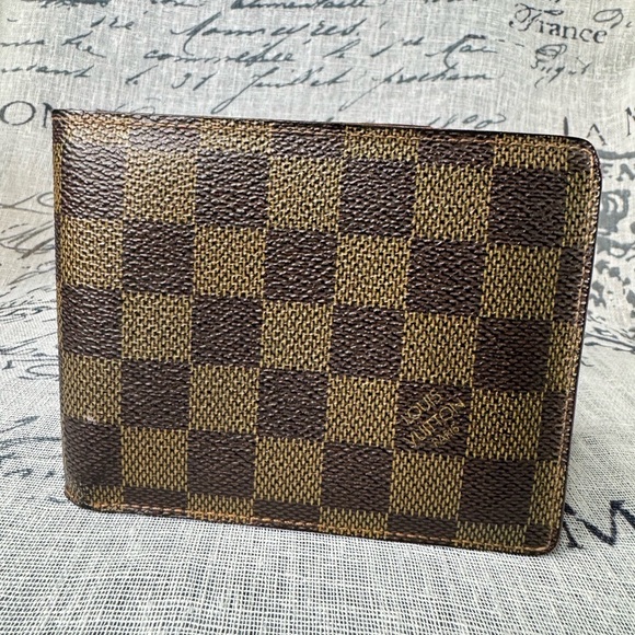 Authentic LOUIS VUITTON Mens Florin Damier Bifold Pouch & ID Wallet - Picture 1 of 5